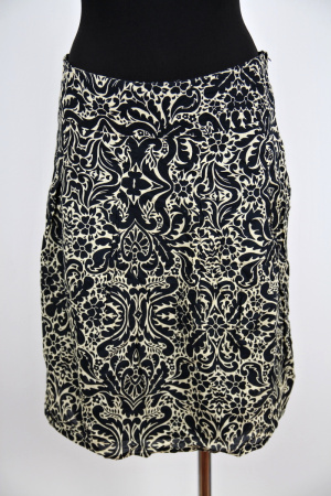 Černobéžová sukně